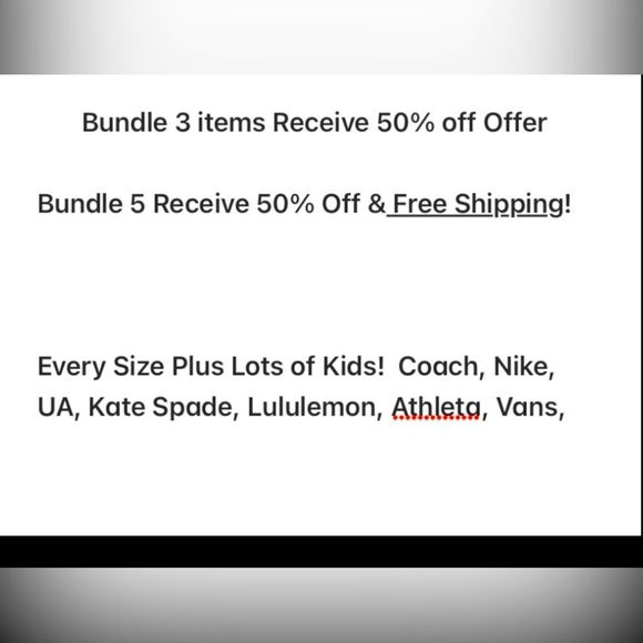 SALE!!!!! Today Through Tomorrow!  All Name Brand! - Picture 1 of 1